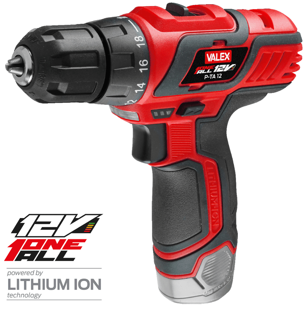 Trapano avvitatore a batteria al litio P-ta 12 Valex - Brico Sapiens - L' evoluzione del fai da te Trapano avvitatore a batteria al litio P-ta 12 Valex - Brico Sapiens - L' evoluzione del fai da te